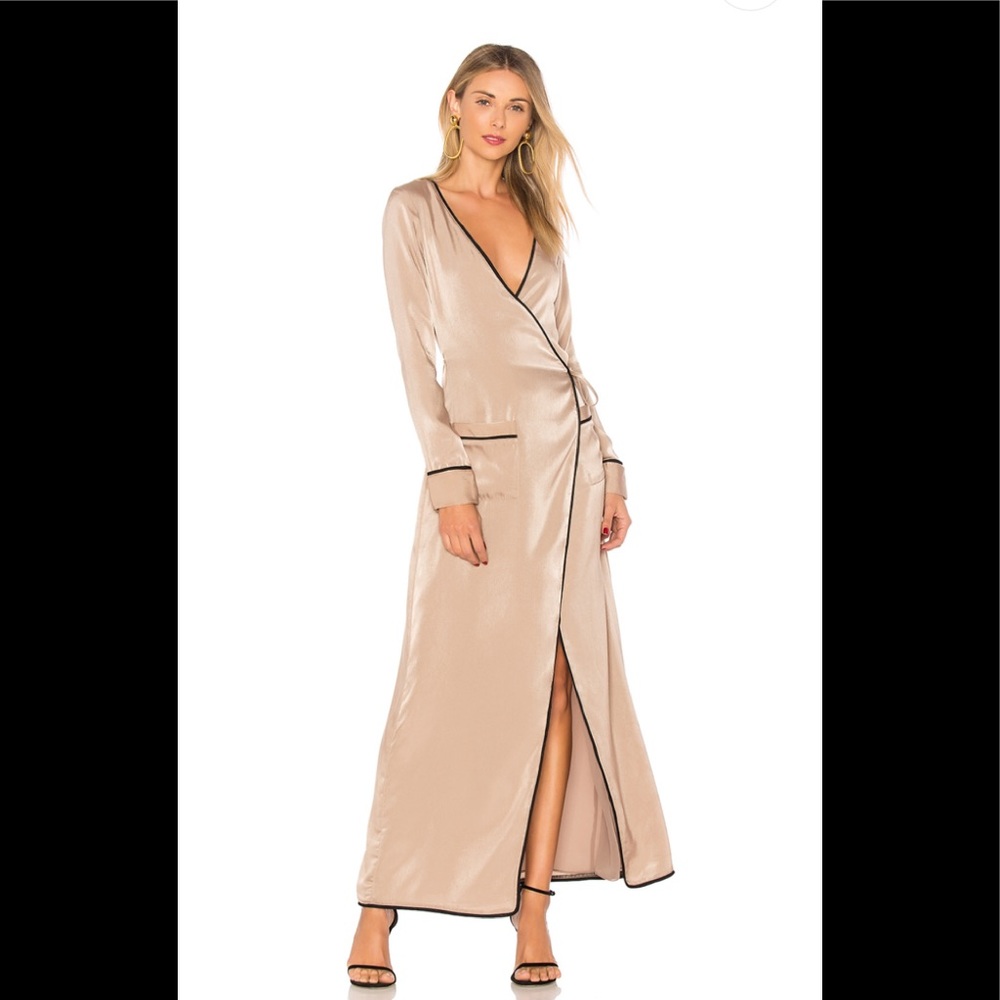 Privacy Please robe in macadamia color